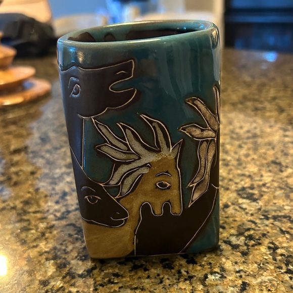 MARA STONEWARE COLLECTION - One 10 Ounce Mug Coffee Wild Horses Design - Picture 11 of 16